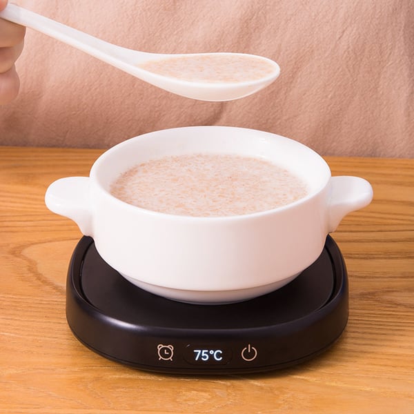 Smart krusvarmer med temperaturindstillinger Black