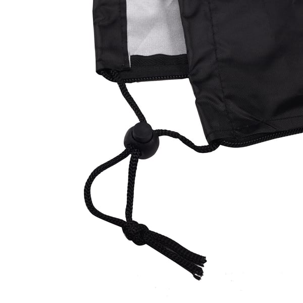 Sammenleggbart sengeteppe i svart – 210D – 99L x 38B x 114H cm