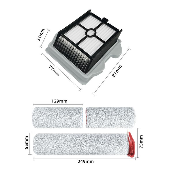Reservedelssett for Roborock Dyad Pro/Combo A10 PLUS