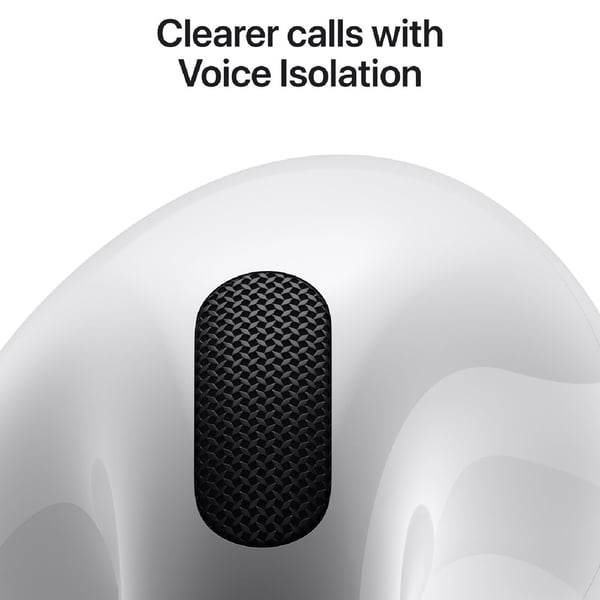 AirPods 4 med aktiv støydemping