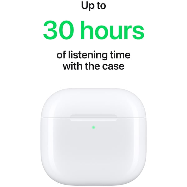 AirPods 4 med aktiv støydemping