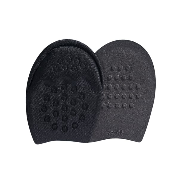 Støtdempende Pelott-såle for forfoten - Komfortinnleggssåler for sko Black 12 cm