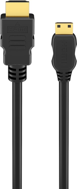 HDMI™-kaapeli huippunopealla Mini-HDMI™-liitännällä