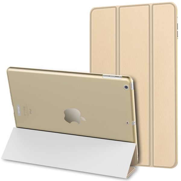 Svart PU Läderfodral med PC-skal för iPad Air 1/2 & iPad 9.7 - Tåligt skydd