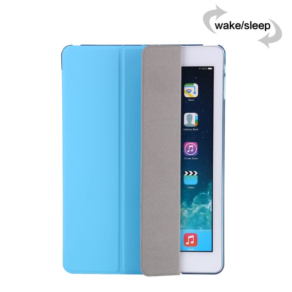 Svart PU Läderfodral med PC-skal för iPad Air 1/2 & iPad 9.7 - Tåligt skydd