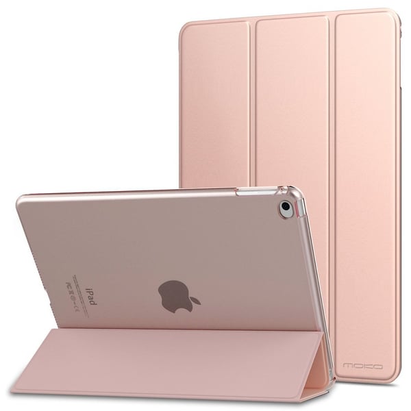 Svart PU Läderfodral med PC-skal för iPad Air 1/2 & iPad 9.7 - Tåligt skydd