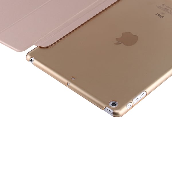 Svart PU Läderfodral med PC-skal för iPad Air 1/2 & iPad 9.7 - Tåligt skydd