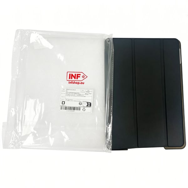 Svart PU Läderfodral med PC-skal för iPad Air 1/2 & iPad 9.7 - Tåligt skydd