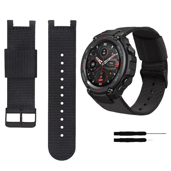 Amazfit T-Rex Pro Nylon Canvas Urrem Black