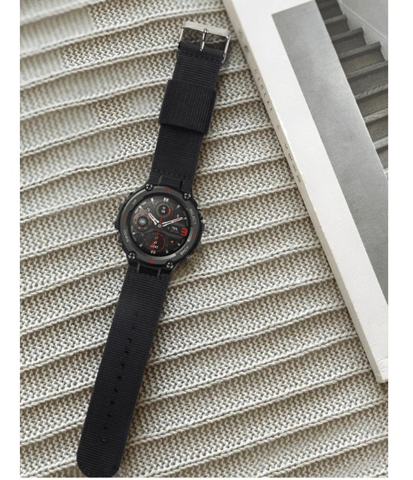 Amazfit T-Rex Pro Nylon Canvas Urrem Black