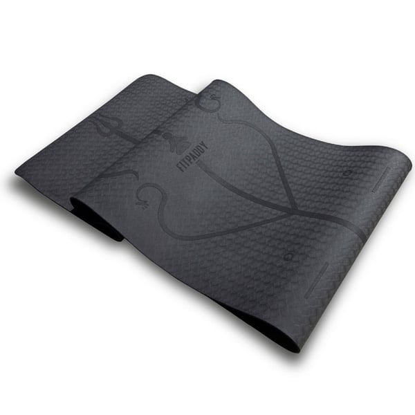Yogamåtte sort