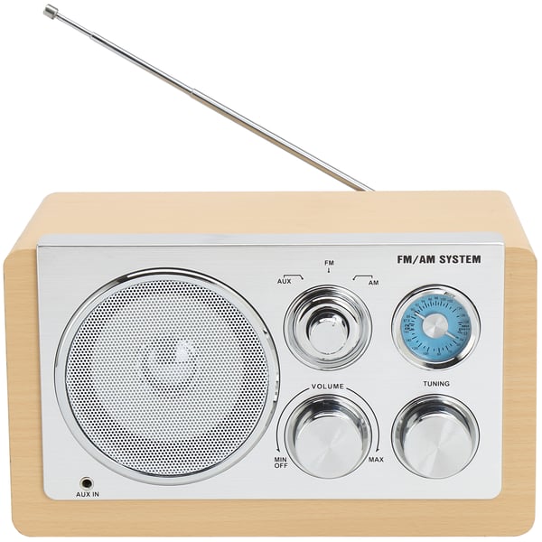 Radio AM/FM Analog tuning AUX-inngang TR-63LW Lyst tre