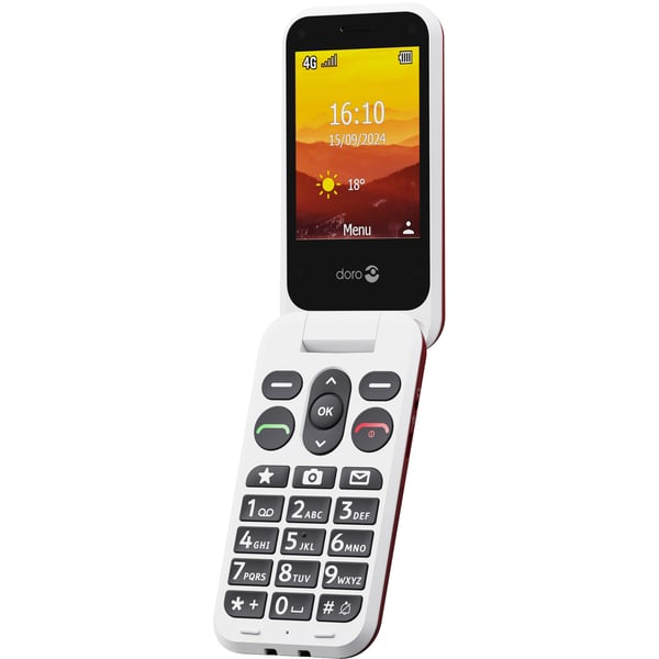 Mobiltelefon 4G Leva L21 Rød/Hvit