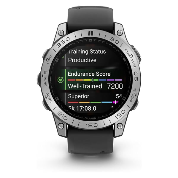 Rustfri stålring til Garmin Fenix 8 Silver 51MM