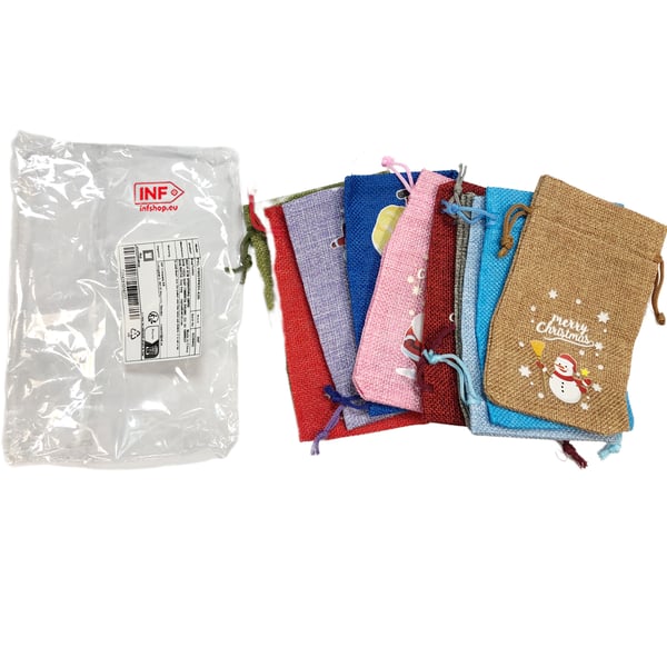 Julejute gaveposer 10-pack