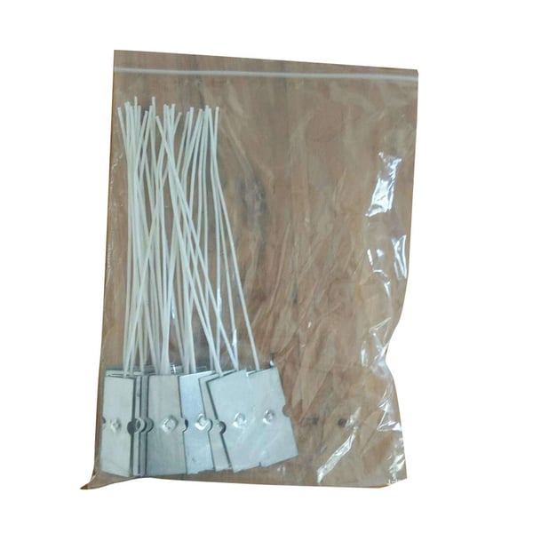 Bomullslysveker 50 STK - Naturfiberveker for stearinlys