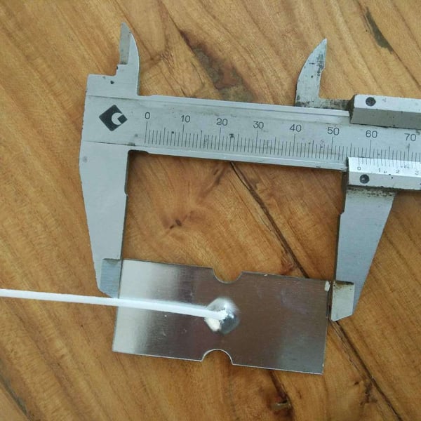 Bomullslysveker 50 STK - Naturfiberveker for stearinlys