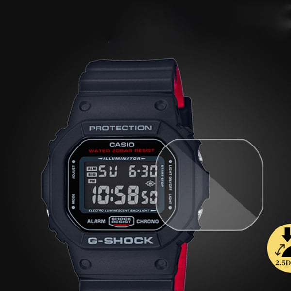 Casio DW-5600 HD skjermbeskytter (2-pakning)