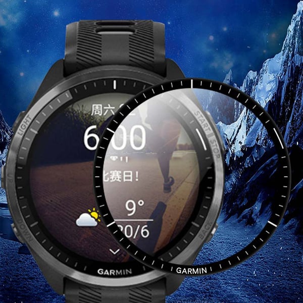 Skærmbeskytter til Garmin Forerunner 965, 2-pak
