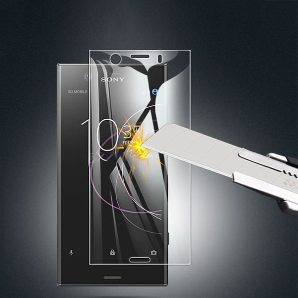 Kompakt skjermbeskytter til Sony XZ1, 2-pakning