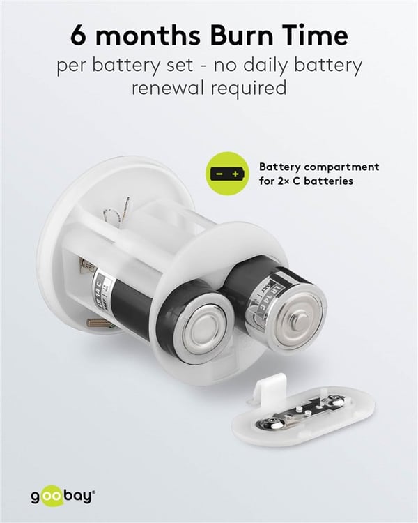 LED gravljus med timer, rött