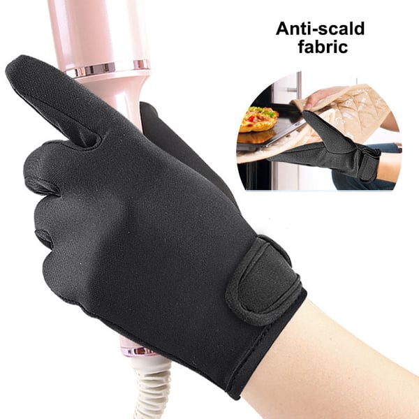 Varmebestandig handske til hårstyling Left hand