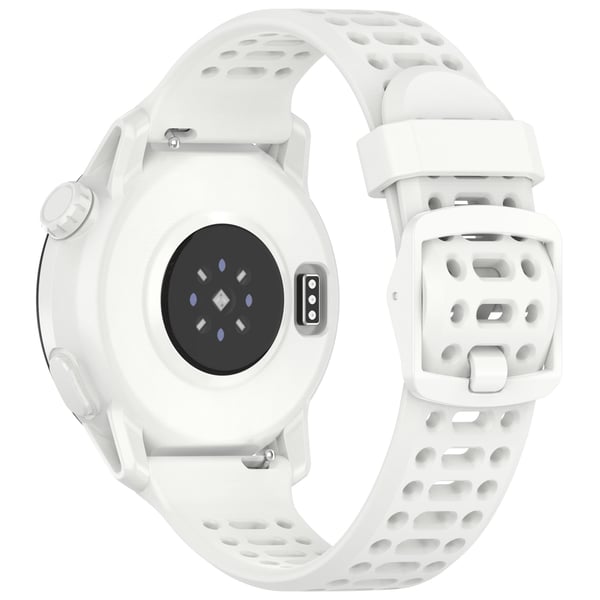 COROS Klokke Silikon tofarget rem White 22 mm