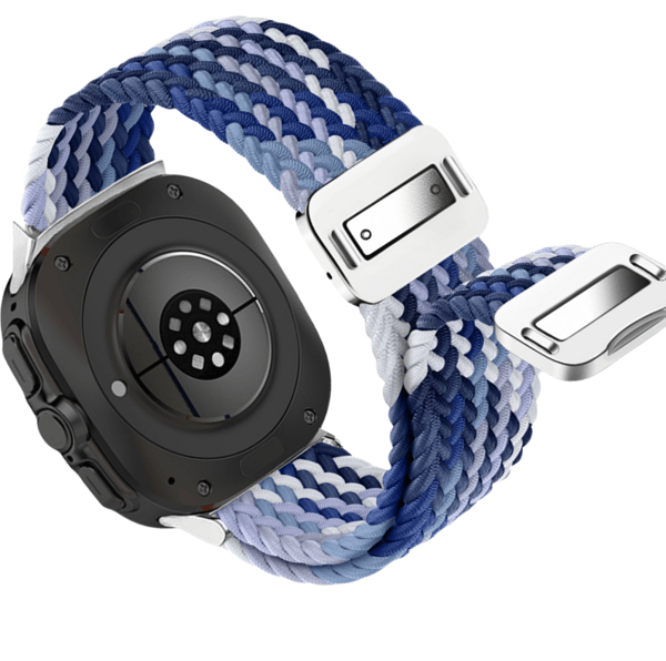 Samsung Watch 7 Ultra Elastisk vevd nylonrem Blue