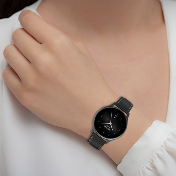 Xiaomi Watch S4 Premium lærreim Black 20 mm