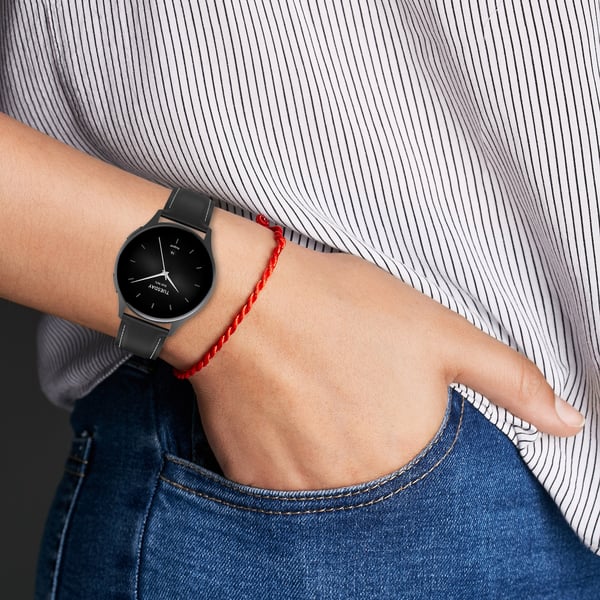 Xiaomi Watch S4 Premium lærreim Black 20 mm