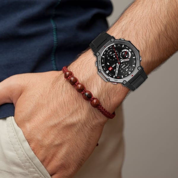 Silikon klokkerem til Amazfit T-Rex 3 Black