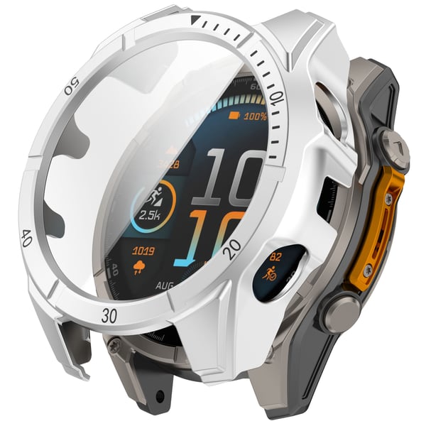 Älykellokotelo Garmin Fenix ​​8 Solarille Silver 51MM
