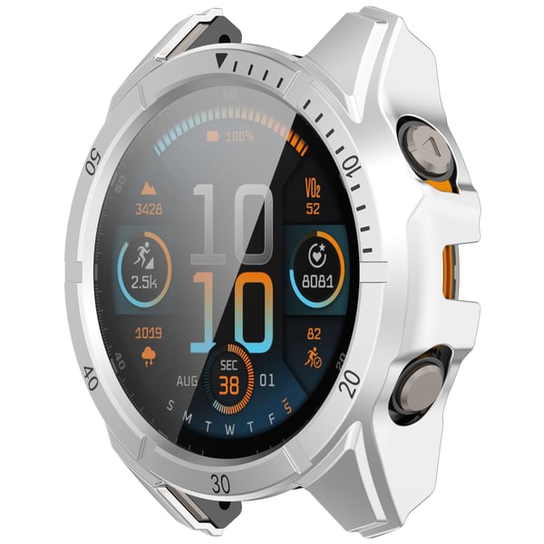 Älykellokotelo Garmin Fenix ​​8 Solarille Silver 51MM