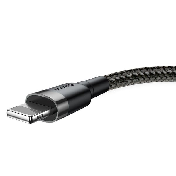 Baseus Cafule USB Lightning-kabel 1,5A 2m (grå+svart)