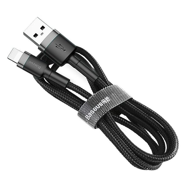 Baseus Cafule USB Lightning-kabel 1,5A 2m (grå+svart)