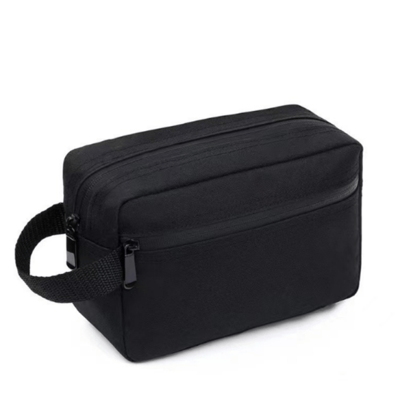 Vanntett Oxford Toalettveske for menn Black