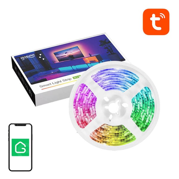 Smart WiFi RGB LED lyslist Gosund SL1 (2,8m), Tuya