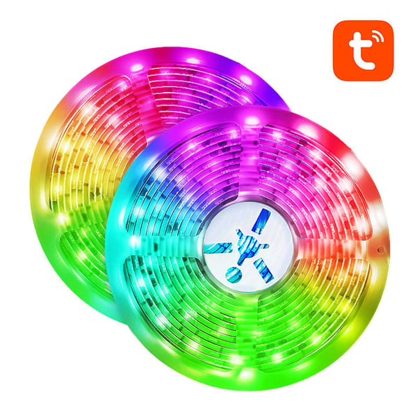 Smart WiFi RGB LED lysbånd NiteBird SL3 (2x5m), Tuya