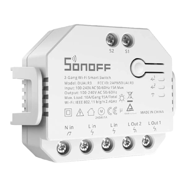 Älykäs kytkin WiFi Sonoff Dual R3