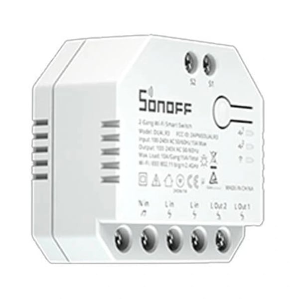 Älykäs kytkin WiFi Sonoff Dual R3