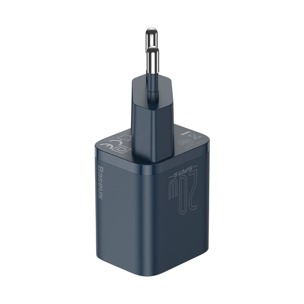 Baseus Super Si Hurtiglader 1C 20W med USB-C-kabel for Lightning 1m (blå)