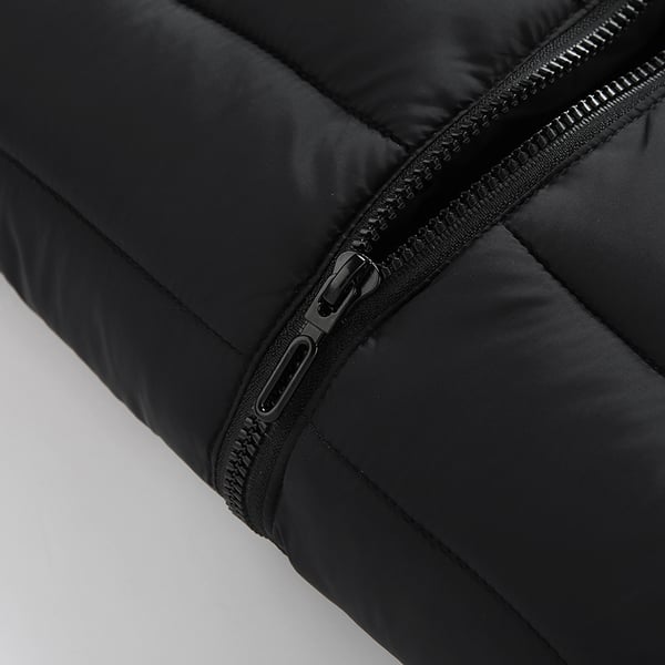 Opvarmet jakke med dobbelt kontrol og 9 varmezoner - sort 5XL