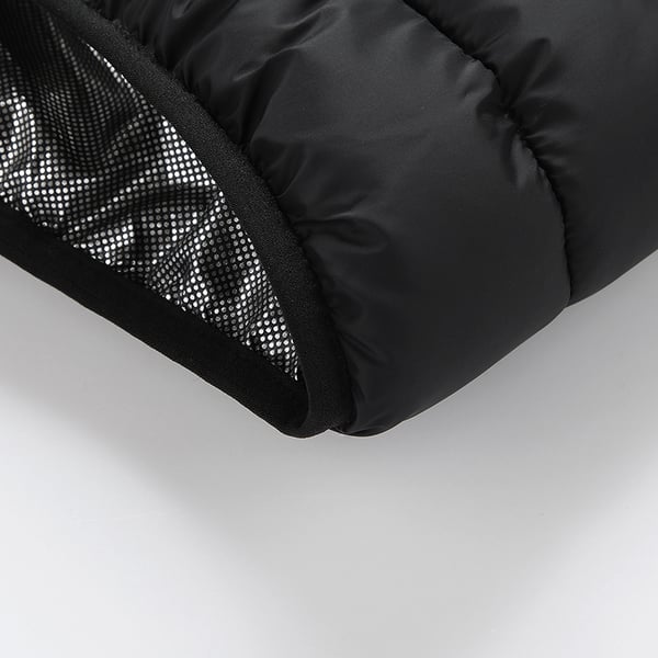 Opvarmet jakke med dobbelt kontrol og 9 varmezoner - sort 5XL