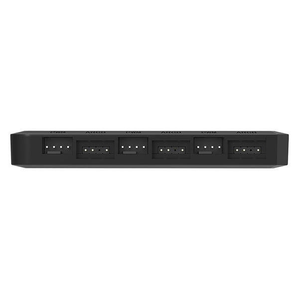 Viftekontrollboks for datamaskin Darkflash RC2 RGB PWM + fjernkontroll (svart)