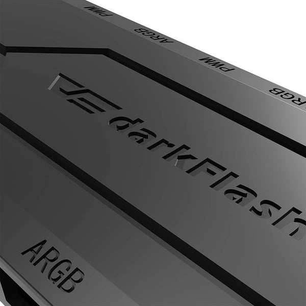 Viftekontrollboks for datamaskin Darkflash RC2 RGB PWM + fjernkontroll (svart)