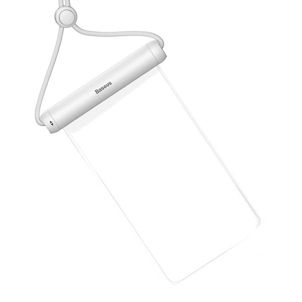 Baseus Cylinder Slide-cover vanntett smarttelefonveske (hvit)