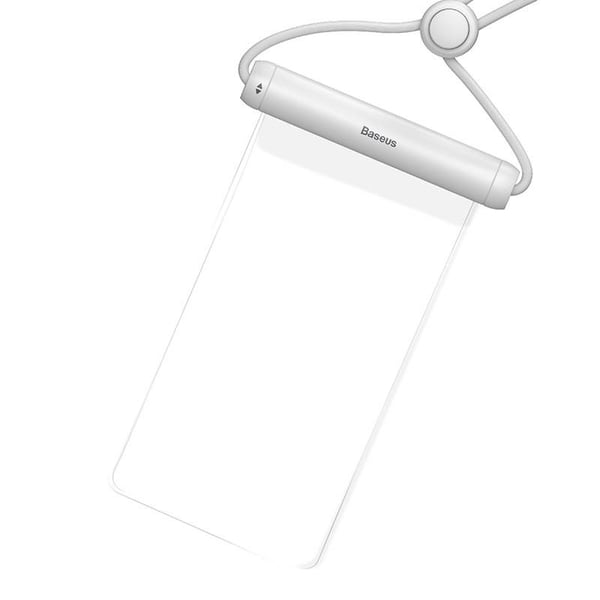 Baseus Cylinder Slide-cover vanntett smarttelefonveske (hvit)
