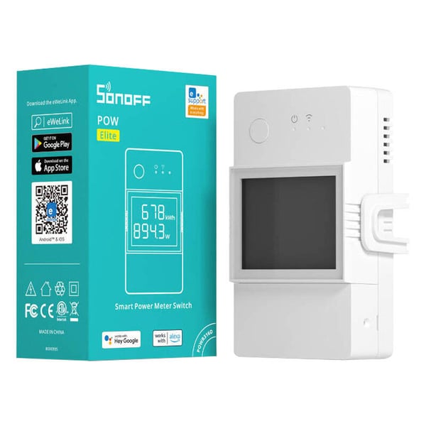 WiFi Smart strømmålerbryter Sonoff POWR316D