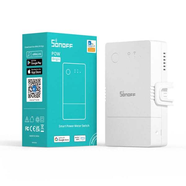 WiFi Smart strømmålerbryter Sonoff POWR316