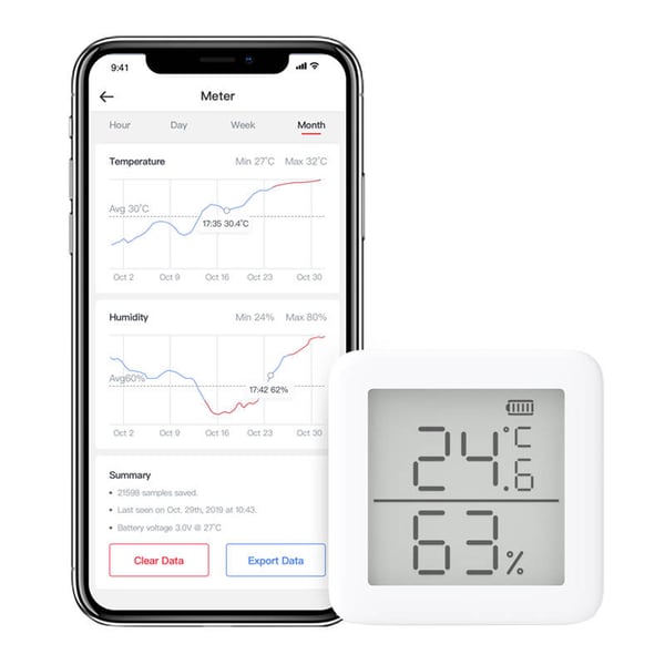 Termometer och Hygrometer SwitchBot Termometer och Hygrometer